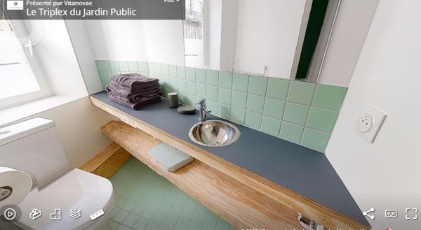 Studio avec salle de bain privative — Coliving de charme, Jardin Public / Fondaudège