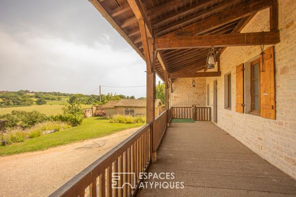 Propriété de caractère aux portes de La Bourgogne du Sud