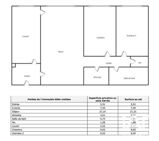 Appartement à vendre 3 pièces 63 m² Lille