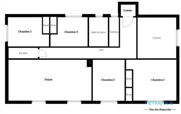 Maison de 94.79m2 sur 1702m2 de terrain