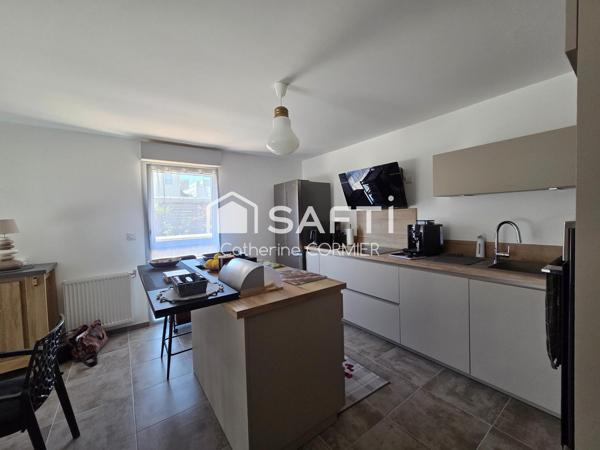 Bel appartement T3 en rez de jardin terrasse au calme
