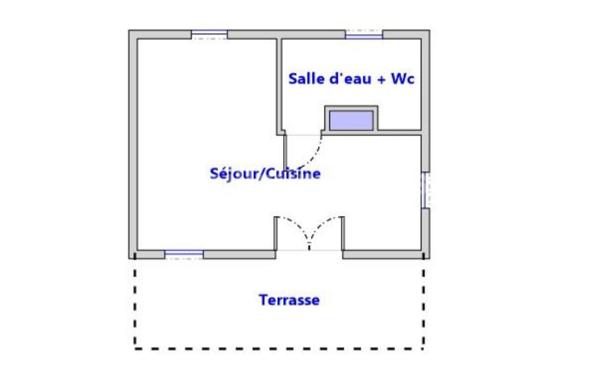 Mazet cadastré sur une belle parcelle de plus de 3800 m2