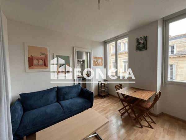 Location Studio meublé 33.2 m² - 29 RUE HENRI IV Bordeaux 33000