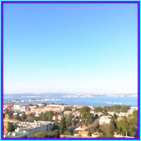  Dans l'hérault à Sète, Appartement T4 en dernier étage avec vue exceptionnelle sur le bassin de thau de 73m2