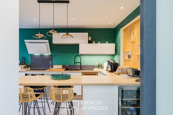 Maison charentaise rénovée avec piscine