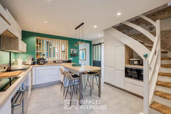 Maison charentaise rénovée avec piscine
