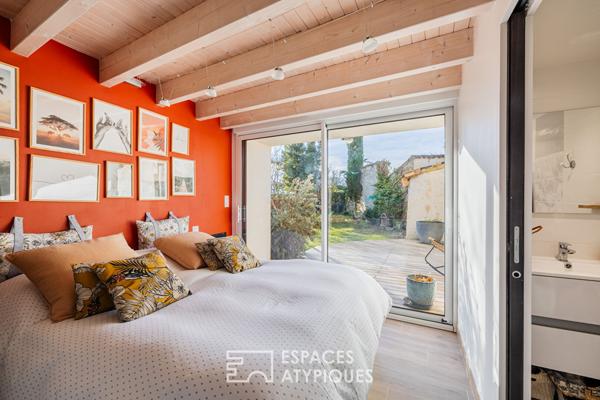 Maison charentaise rénovée avec piscine