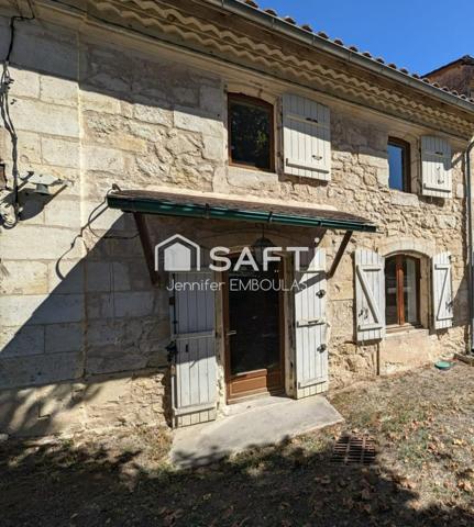POMPIGNAC CENTRE – MAISON EN PIERRE + STUDIO INDÉPENDANT + GARAGE