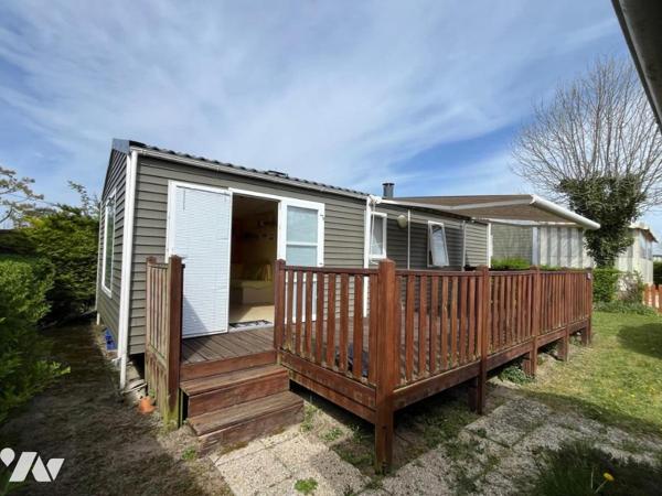 Terrain avec mobil-home