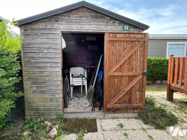 Terrain avec mobil-home
