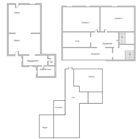 Maison de ville de 85 m²