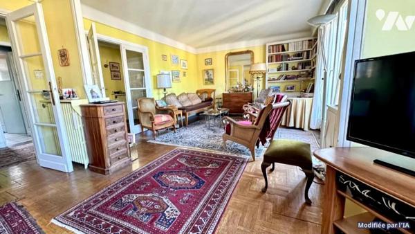 75016 PARIS - APPARTEMENT 5 PIECES-CHAMBRE DE SERVICE - BOX - A RENOVER