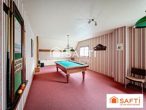 Maison 174 m² – 6 chambres – Sous-sol total – Fort potentiel