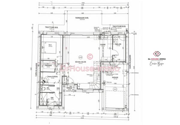 Maison à vendre 4 pièces de 96 m²