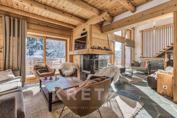 Chalet à Rochebrune. Proche du centre de Megève et des pistes de ski