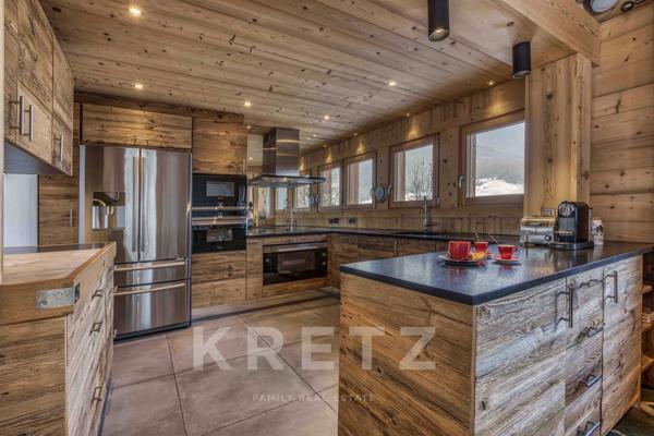 Chalet à Rochebrune. Proche du centre de Megève et des pistes de ski