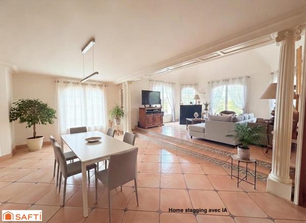 MAISON DE 177 M2, 5 CHAMBRES SUR TERRAIN D'ENVIRON 1000 M2