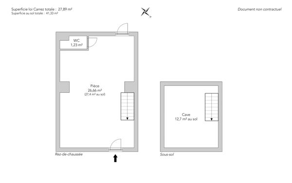 Appartement Paris 18 e - ABBESSES / LEPIC