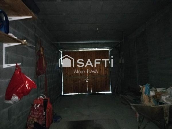 Chalet de 125m² sur 2 niveaux +appartement en rez de jardin de 42m² à finir sur 1060m² de terrain