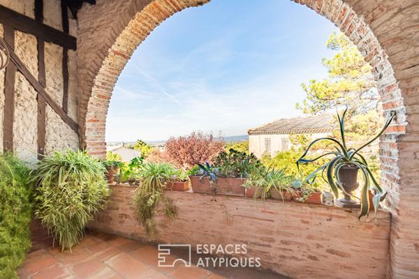 Demeure de caractère avec colombages, voûtes et jardin intimiste entre Carcassonne et Castelnaudary