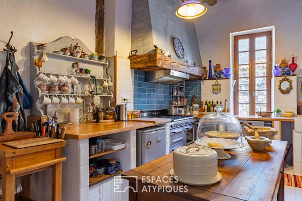 Demeure de caractère avec colombages, voûtes et jardin intimiste entre Carcassonne et Castelnaudary