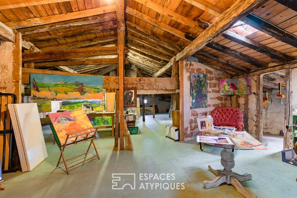 Demeure de caractère avec colombages, voûtes et jardin intimiste entre Carcassonne et Castelnaudary