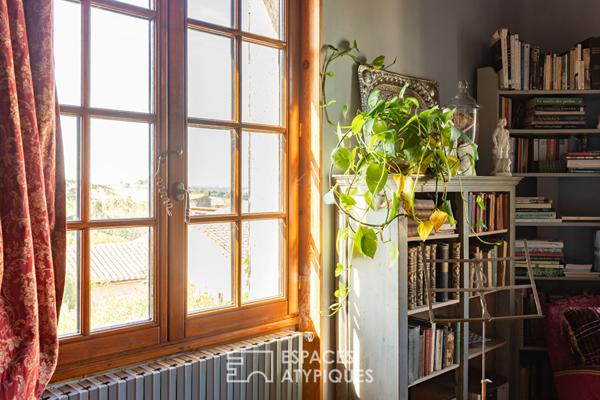 Demeure de caractère avec colombages, voûtes et jardin intimiste entre Carcassonne et Castelnaudary