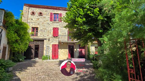 Maison de caractère en pierres, 152 m² , Jardin, terrasse et dépendances , proche Issoire