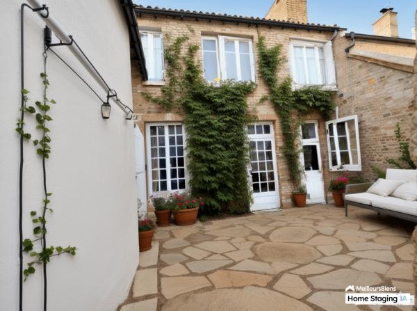 Maison de Caractère 7 pièces – 5 Chambres – Cour & Garage – Châteaudun