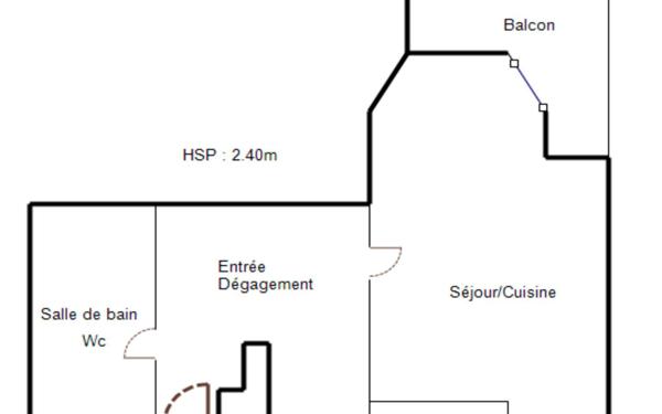 Appartement à vendre    2 pièces • 33 m2 Nice