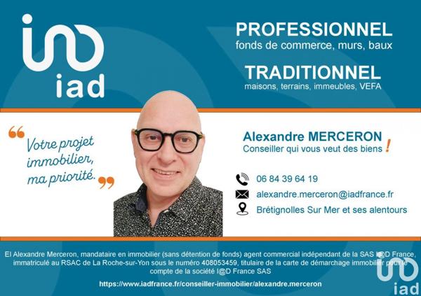 Boutique/Local commercial à vendre 70 m² Givrand