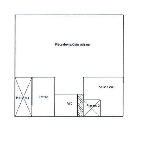 Appartement 2 pièces                                        - 44000 Nantes - VIARME Réf : 11961