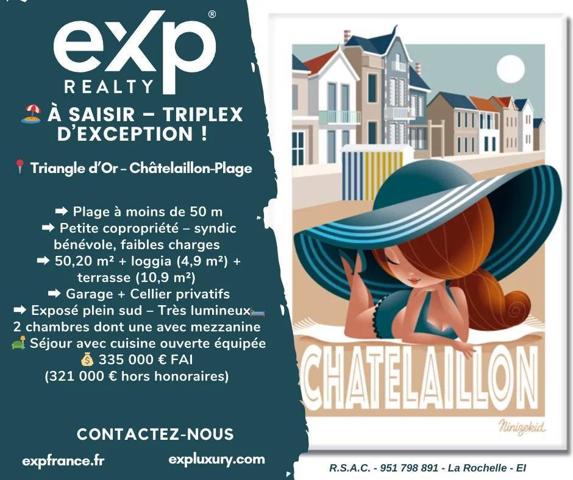 Triplex d’Exception – Triangle d’Or de Châtelaillon-Plage