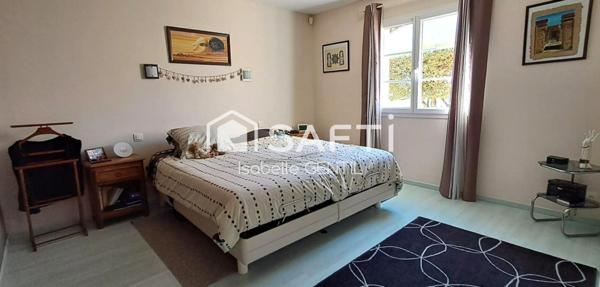 Maison de plain pied avec jardin arboré sans vis-à-vis