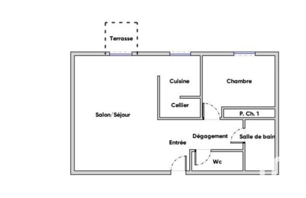 Appartement à vendre 2 pièces 45 m² Nîmes-Saint-Césaire