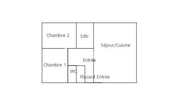 Appartement 3 pièces - 64 m²