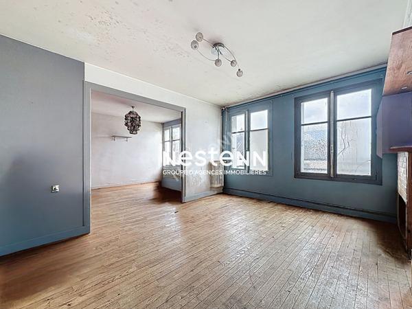 Appartement T3 - Centre à pied - Calme - 53 m² - 1 ch, séjour double