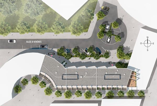 La grande motte, résidence neuve de tourisme du T1 au T3 avec terrasse et parking à 150 mètres de la mer