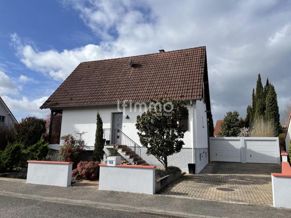Maison 3 ch. sur terrain arboré de 12 ares à Sessenheim