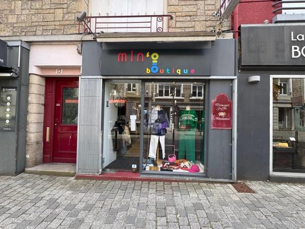 Hyper centre Lorient - Boutique dans rue passante - 17m²