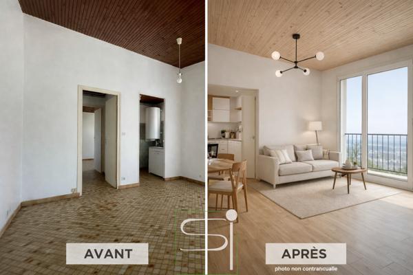 Appartement 2 pièce(s) 1 chambre(s) 29.5 m²