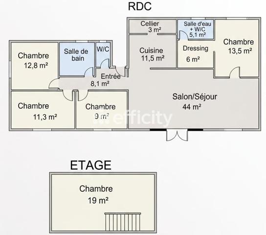 Maison
         6 pièces
        - 153 m² Exclusivité 560 000 € *