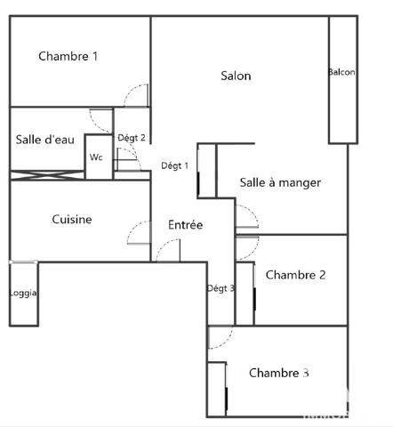 Appartement à vendre 5 pièces 103 m² Brest