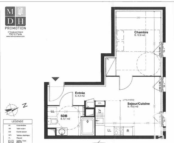 Appartement à vendre 2 pièces 38 m² Noisy-le-Sec
