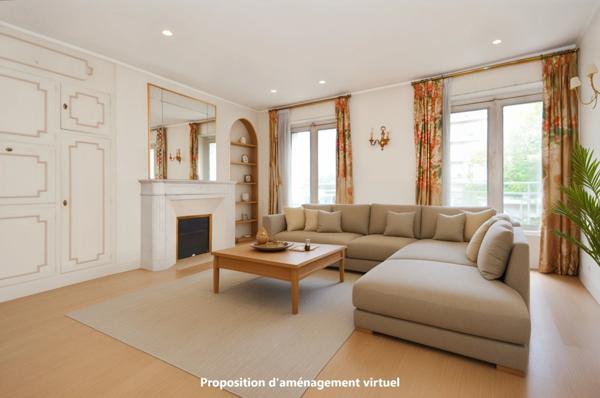 BOURG LA REINE - 7P - 134,65 M² - PROCHE CENTRE VILLE - DUPLEX 1ER ET 2E - JARDIN 53 M² ENV. - 3 CAVES