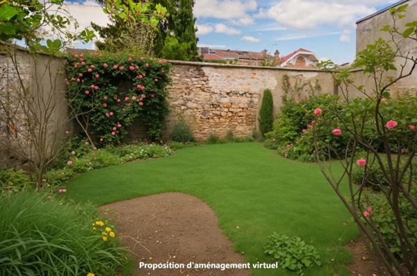 BOURG LA REINE - 7P - 134,65 M² - PROCHE CENTRE VILLE - DUPLEX 1ER ET 2E - JARDIN 53 M² ENV. - 3 CAVES