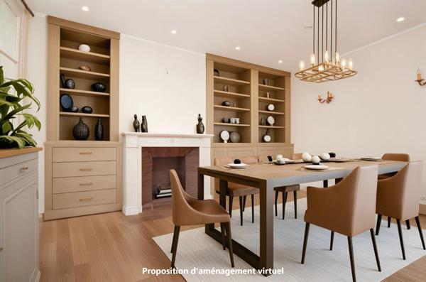 BOURG LA REINE - 7P - 134,65 M² - PROCHE CENTRE VILLE - DUPLEX 1ER ET 2E - JARDIN 53 M² ENV. - 3 CAVES