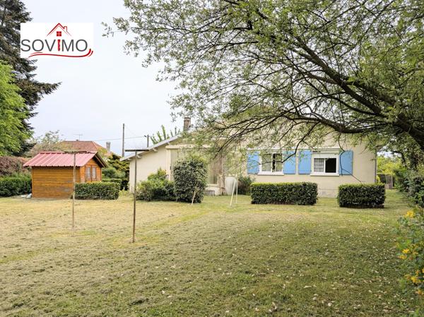 IDÉALEMENT SITUÉ, AGRÉABLE PLAIN PIED INDÉPENDANT AVEC GARAGE ET JARDIN