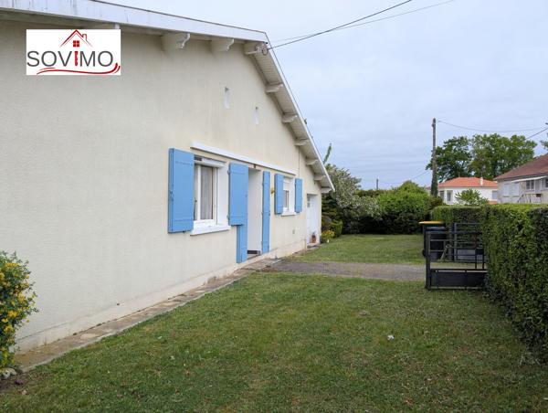 IDÉALEMENT SITUÉ, AGRÉABLE PLAIN PIED INDÉPENDANT AVEC GARAGE ET JARDIN