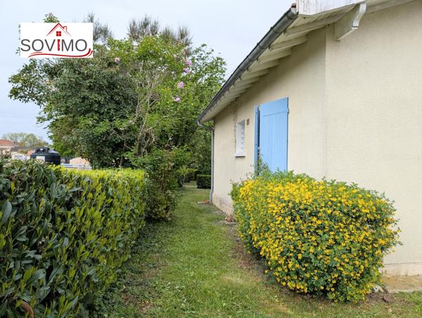 IDÉALEMENT SITUÉ, AGRÉABLE PLAIN PIED INDÉPENDANT AVEC GARAGE ET JARDIN